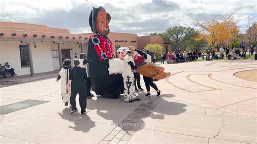 IAIA performing arts students have built multiple giant puppets to revive the earliest Indigenous stories of creation. Sheila Rocha, assistant professor of performing arts at IAIA says, “the cumulative knowledge of the Native communities in the Southwest and the petroglyphs of ancestors have led to the creation of a visual experience that takes many forms. The magical process of animating inanimate objects to tell story takes an audience into a realm of ancient memory.” - Learn more at https://i