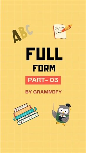 Do You Know These English Short Forms? 🤯 | Daily Use Abbreviations | #shorts