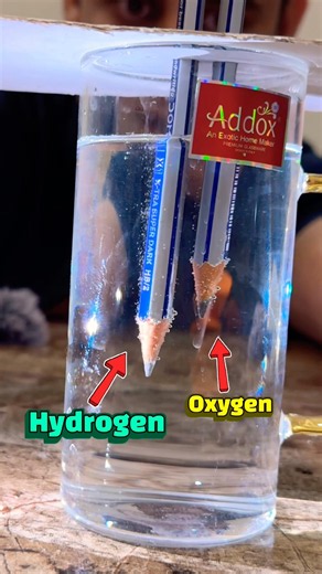 Electrolysis of Water #hkphysicsclasses #physics #science #experiment #shorts