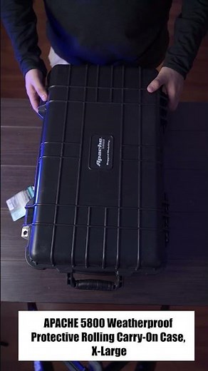APACHE 5800 Weatherproof Protective Rolling Carry-On Case, X-Large #shorts