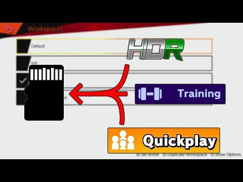 Keep your HDR and Training Mods on the same SD Card!