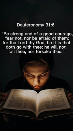 Deuteronomy 31:6
