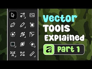 Learn All Vector Tools in Affinity Step by Step - (PART 1)