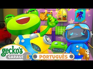 Os Mecânicos sonolentos | Garagem do Gecko em Português | Vídeos Educativos para Crianças