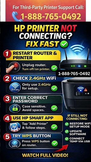 HP Printer Not Connecting to WiFi? Fix Fast!