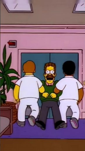 Dragged Off Kicking and Screaming (from "Hurricane Neddy") #simpsons