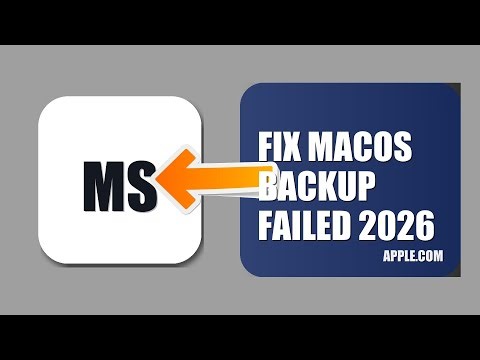 How To Fix MacOS Backup Failed 2026