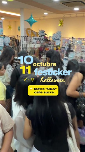 ¿Nos acompañas? La entrada es gratuita 👻 teatro CBA, calle sucre. Desde las 2 pm hasta las 9 pm. Nos vemos en nuestro stand