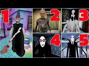 Granny 1 2 3 4 5 Extreme Mode Full Gameplay | 3 Originals X 2 Fangames