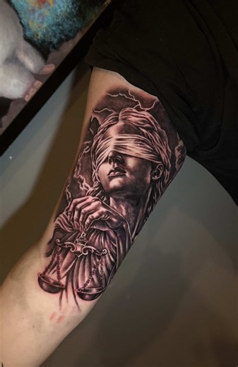 Lady Justice Tattoo Design Inspiration