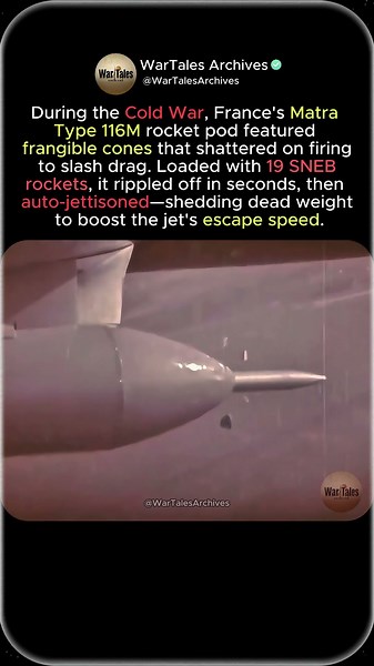 Matra Type 116: The Self-Dropping Cold War Rocket Pod