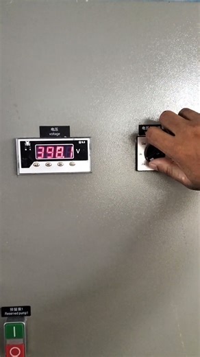 Checking Incoming Phase-to-Phase & Phase-to-Neutral Voltages | Electrical Panel Testing ⚡🔧 #shorts