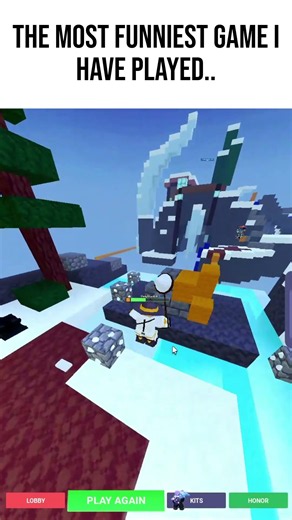 The Funniest game I've played in Roblox bedwars