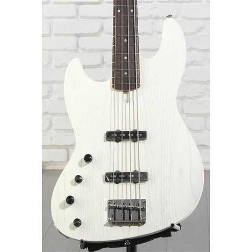 Sire Marcus Miller V6 4-string Left-handed Electric Bass Guitar - Antique White
