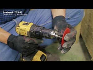 Rawlplug screw in fixing R TFIX 8S surface installation