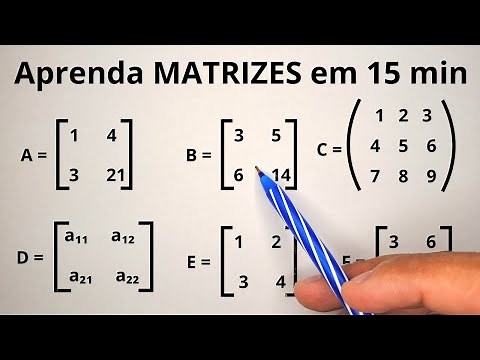 MATRIZES | TIPOS DE MATRIZES E ELEMENTOS | COM EXERCÍCIOS