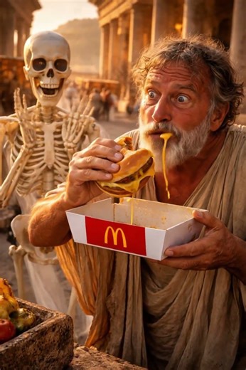 Что если бы ты привез БУРГЕР в древний Рим?