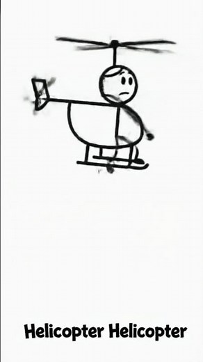 Helicopter Helicopter 😂 | Funny Stickman Helicopter Meme | Rico Style Animation #shorts