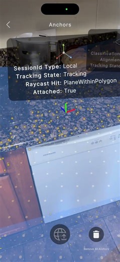 CS 491 anchor points with AR foundation