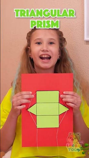 📐 Such A Fun Papercraft 📦 To Learn The Names Of GEOMETRIC Shapes! 🎨