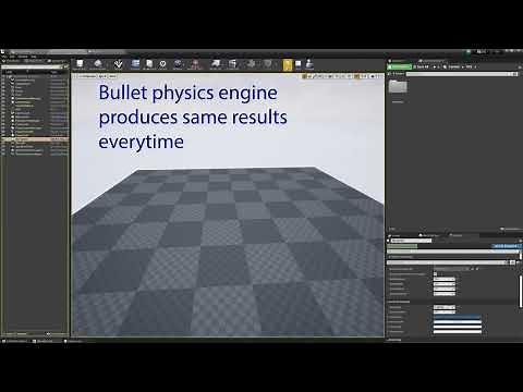 Unreal engine default physics (physx) vs Bullet physics engine Direct comparison