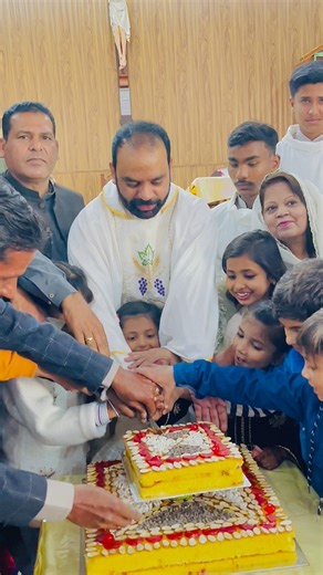 25 December 2025 – Christmas Day Today, the faithful of St.Therese Catholic Church Mianwali gathered with hearts full of joy to celebrate the glorious feast of Christmas — the birth of our Lord and Savior, Jesus Christ. The Holy Mass was reverently led by our beloved , Rev. Fr Farooq Ghafoor , together with catechist Babu Patras Gill. As the celebration began, the church radiated light and joy, reminding us that the promise of God has been fulfilled: the Savior has come among us. The Gospel from