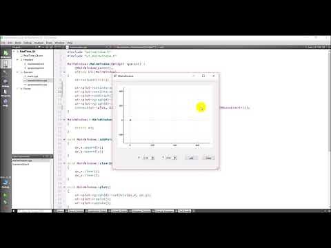 Qt C++ 10 QCustomPlot Plot with Interactive Axes