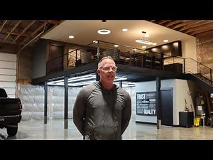 Modern Post-Frame Garage with Mezzanine | Steel Structures America Post Falls, Idaho