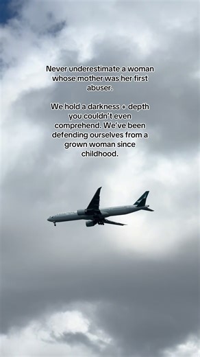 Don’t underestimate someone with the mother wound. When your first abuser was the person who was supposed to love   protect you, you learn how to survive things most people can’t imagine. Some of the strongest people you’ll ever meet are the ones who had to grow up protecting themselves. 🌻 #motherwound #heartbreak #plane #quotes #healing