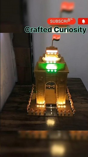 How to make india gate with cardboard #artandcraft #diyprojectsforkids #crafted #diy