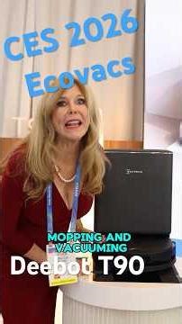 New Ecovacs Mop Vac T90 #ces2026 #ecovacs #smarthomeappliances CES Home Automation