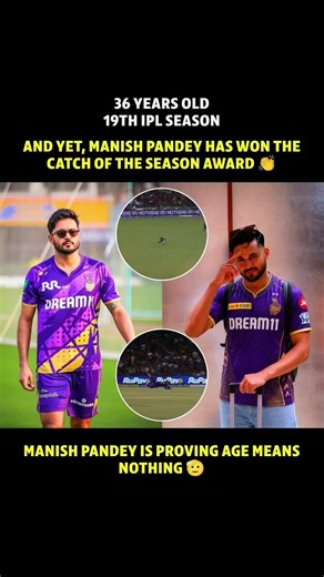36 Years Old & Still Flying! 🤯✈️ (Manish Pandey) #trending #cricket #manishpandey #kkr #ipl