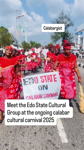 Meet the Edo State Cultural Group at the ongoing calabar cultural carnival 2025 | Calabargist