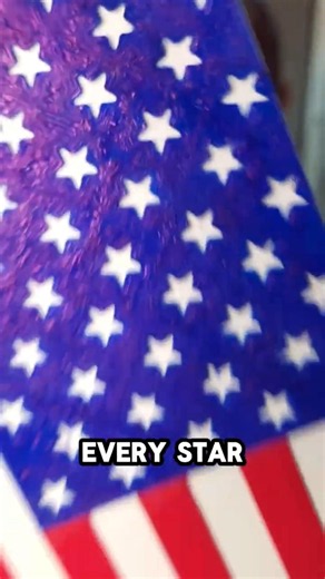 Can you tell this American flag🇺🇸 is 3D printed? #3dprinting #maker #flagday