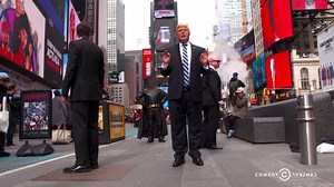 1.5M views · 594 shares | The president hits Times Square, and it's tremendous. Catch the premiere of The President Show tonight at 11:30/10:30c on Comedy Central. | The President Show | Facebook