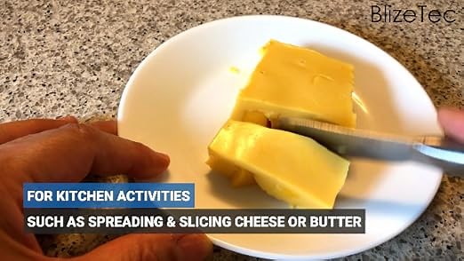 BlizeTec Spreader Knife Butter Fruit Dessert Friendly Cutter