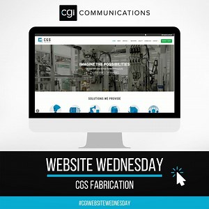 It's Website Wednesday! Each week we are going to highlight the work of our talented Web Team by showcasing our favorite website. This week is CGS Fabrication located in Webster, NY. This website was produced by two of our lead website team members, Bayley Ward and Jimmy Kraft. Check it out! https://bit.ly/2B4PK5L | CGI Digital | Facebook