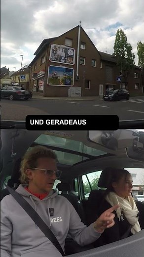 Durch einen kniffligen Kreis navigieren #fahrschule #führerschein