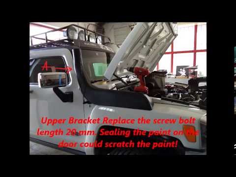 Installing a snorkel on Hummer H3