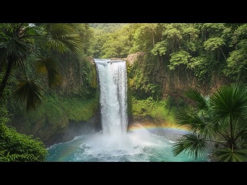 Calm Your Mind🧠 with the Sound of Falling Water🌊 || water falls in fresh your mind || #waterfall