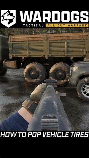 HOW TO POP VEHICLE TIRES WARDOGS BEST WEAPON FOR DAMAGING WHEELS ( 9mm rly sux btw ) #wardogs