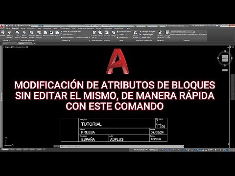 AutoCAD: Modificar atributos de un bloque sin editar el mismo.