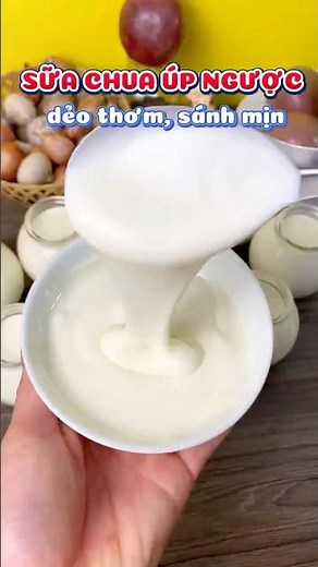 Cách làm sữa chua dẻo thơm, sánh mịn tại nhà cực đơn giản #thichnauan #tulamsuachuatainha