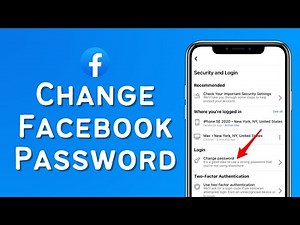 How To Change Facebook Password | Facebook Password Change