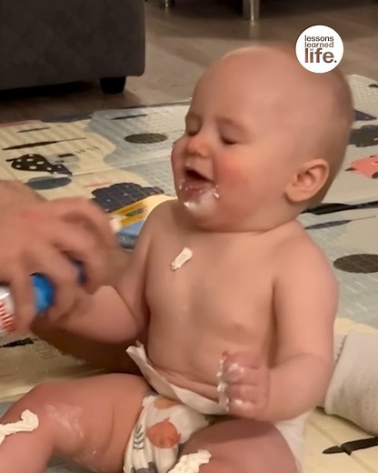 18M views · 327K reactions | Family enjoys a spray can of whipped cream | Lessons Learned In Life | Facebook