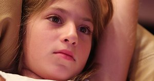 Closeup Little Girl Watching Tv Screen Stock Footage Video (100% Royalty-free) 1032978260 | Shutterstock