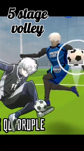 [CONCEPT SKILL] Nagi 5 Stage Volley Goal - Unmatched Ego#unmatchedego #rematchedego#bluelock #update