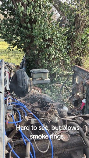 Engine Blows Smoke Rings