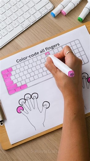 Finger Colors = Faster Typing | 5-Minute Crafts