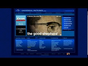 Universal Pictures Website Theme (2005)